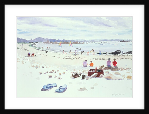 Cobo Bay, Guernsey, 1987 by Lucy Willis