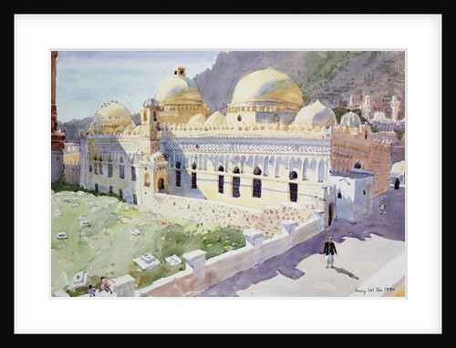 Mosque, Taiz, Yemen, 1990 by Lucy Willis