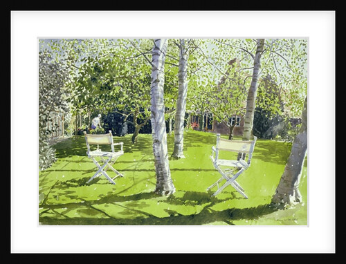 Silver Birches, 1988 by Lucy Willis