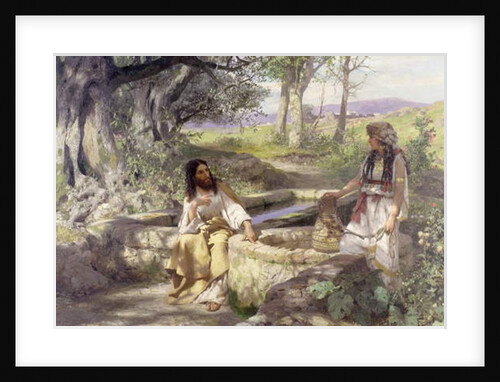Christ and the Woman of Samaria, 1890 by Hendrik Siemiradzki