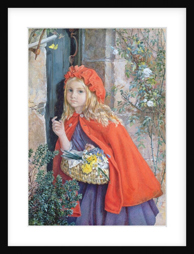 Little Red Riding Hood, 1862 by Isabel Oakley Naftel