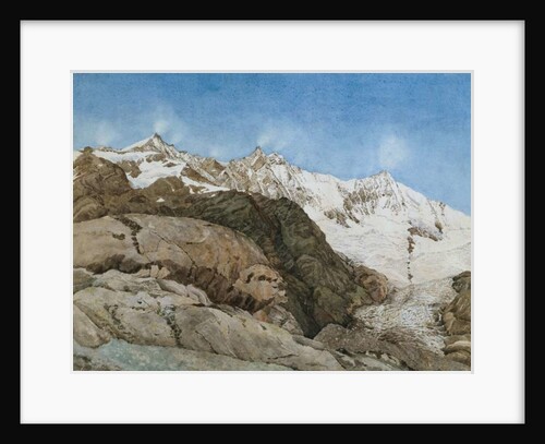 The Mischabe Horner from Saas-Fee, Valais, Switzerland by Edith A. Paine