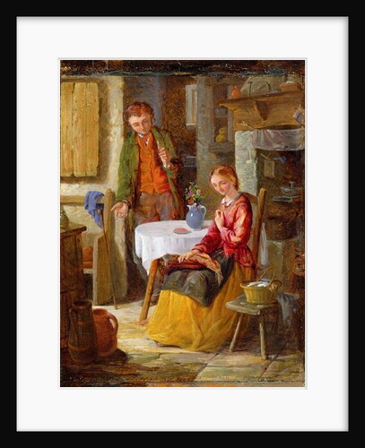 Flirtation, 1869 by David Hardy
