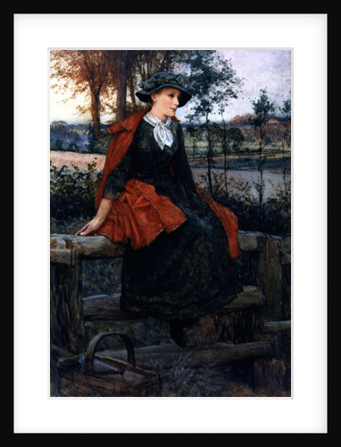 The Red Cape, 1883 by Edward Killingworth Johnson