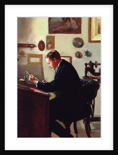 Self Portrait, 1891 by Frank Hobden