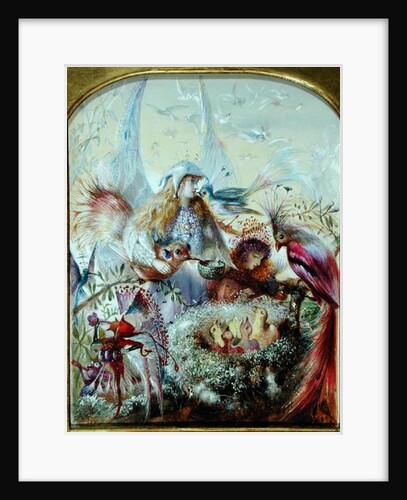 Fairies and a Bird's Nest by John Anster Fitzgerald