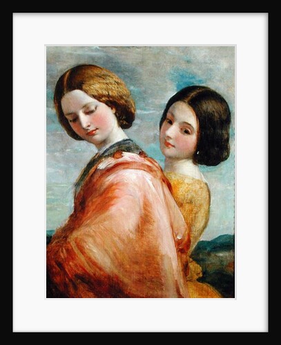 Two Young Women Walking by George Frederic Watts