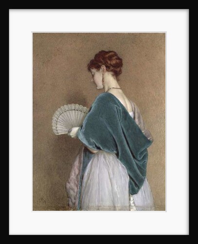 Woman with a Fan, 1871 by John Dawson Watson