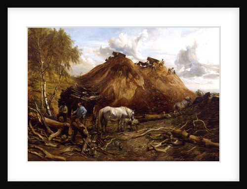 Clearing the Wood for the Iron Way, 1880 by Thomas Sidney Cooper