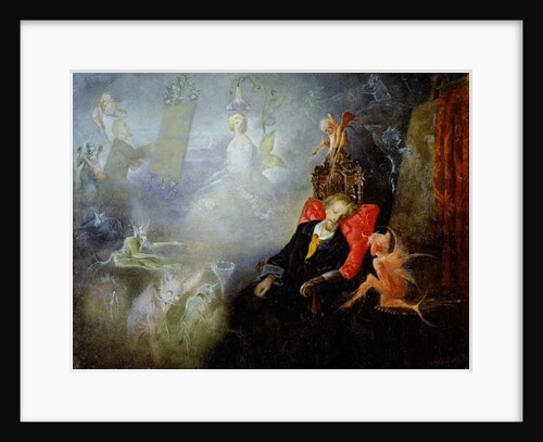 The Artist's Dream, 1857 by John Anster Fitzgerald
