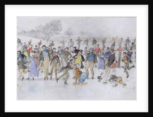 Skating Scene by Charles Altamont Doyle