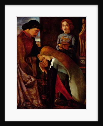 King Edward I and Eleanor 1863 by Alfred Sacheverell Coke