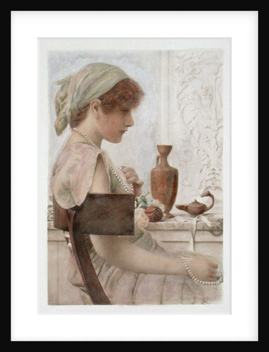 Girl with Pearls, 1897 by Henry Ryland