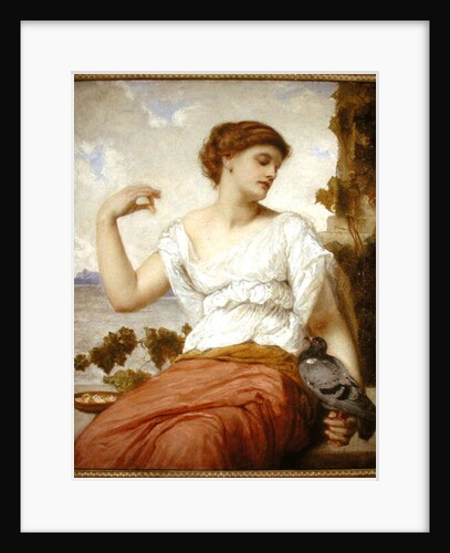 The Pet Pigeon, 1886 by Gustave Pope