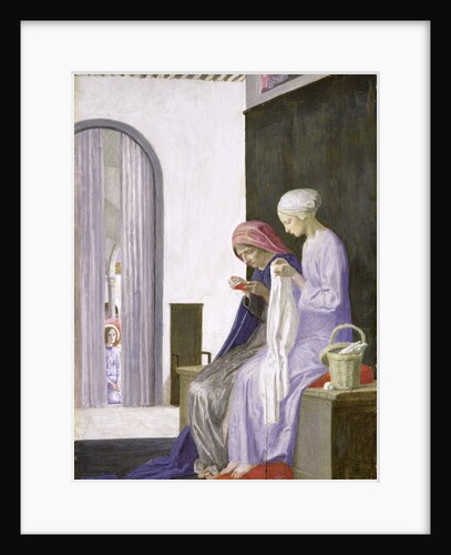 Mary in the House of Elizabeth, 1917 by Robert Anning Bell
