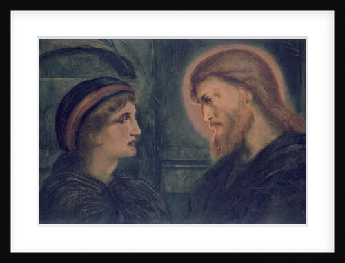 Christ and Youth, 1892 by Simeon Solomon