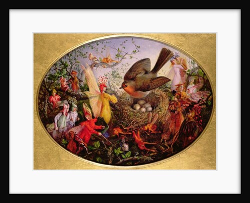 Cock Robin Defending his Nest by John Anster Fitzgerald