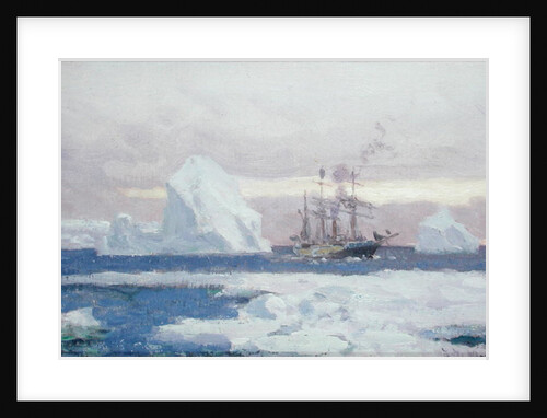 The Argentine Corvette 'Uruguay' in the Antarctic by Eduardo de Martino