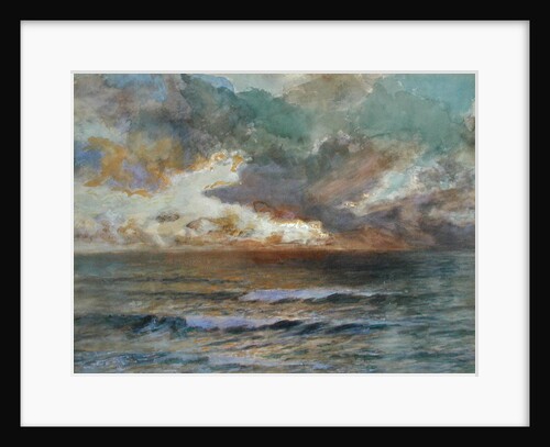 Sunset at Seascale by Joseph Arthur Palliser Severn