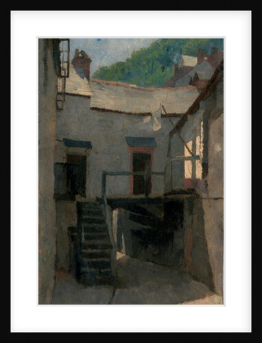 Street scene, Cornwall by Frederick Cayley Robinson