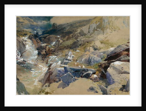 A Rocky Stream in Scotland by Thomas Miles II Richardson