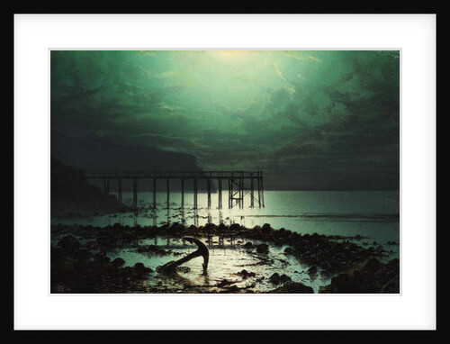 Low Tide by Moonlight, 1874 by William Henry James Boot