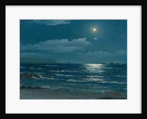 Full Moon, Pichilemu, Chile, 1958 by Horacio G. Garcia