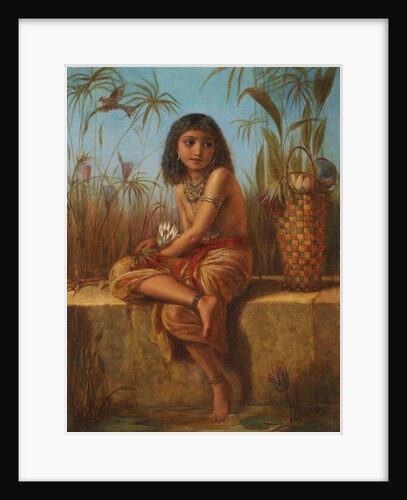An Egyptian Flower Girl by Frederick Goodall