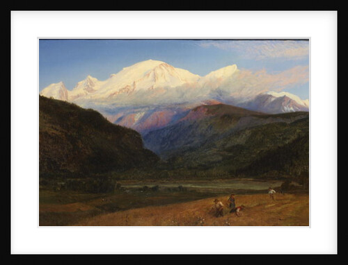 Mont Blanc from Servoz, 1856 by Henry Moore