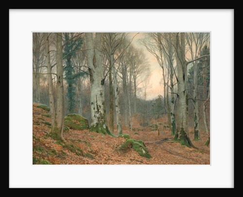 A Welsh Wood in Winter by James Thomas Watts