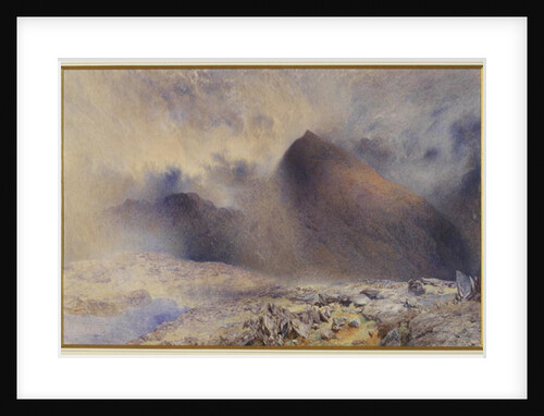 Mount Snowdon through Clearing Clouds, 1857 by Alfred William Hunt
