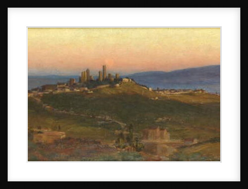 San Gimignano, 1898 by Edith Ridley Corbet