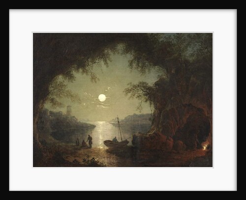 A Moonlit Cove by Sebastian Pether