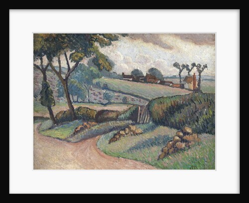 Duton Hill, Essex, 1910 by Lucien Pissarro