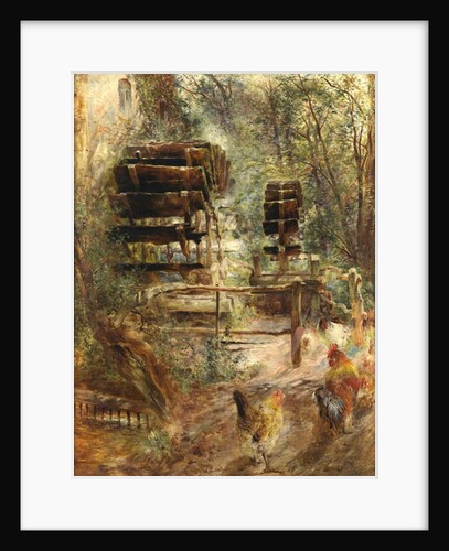 Watermill at Rossett, North Wales by William Huggins