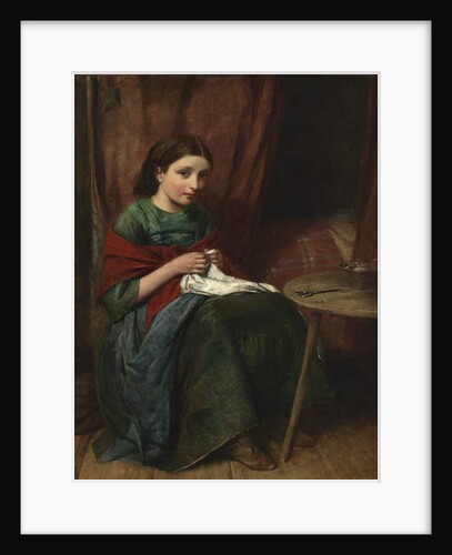 The Embroideress, 1864 by Edward John Cobbett