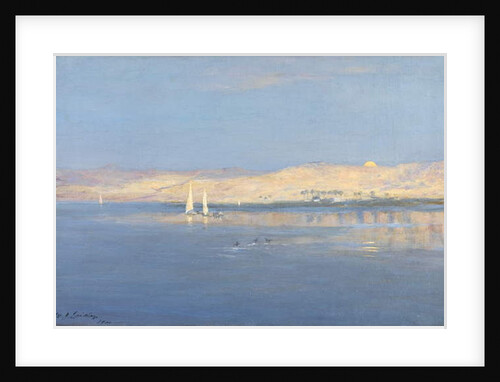 Moon Rising over the Nile, 1900 by William James Laidlay