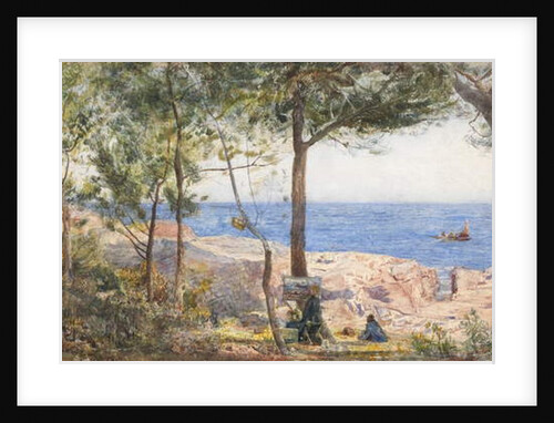 An Artist Painting by the Sea, 1887 by John William Inchbold