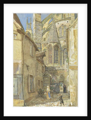 The Lady Chapel and Apse of Bourges Cathedral, 1899 by Thomas Matthews Rooke