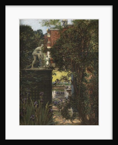 The Garden of Alma-Tadema's House, 1911 by Edith Ridley Corbet