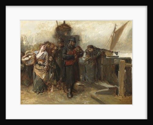 Study for 'Deserted - a Foundling' by Frank Holl