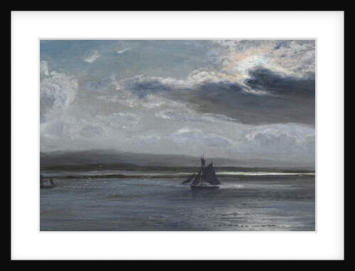 The Traeth Mawr, Moonlight, 1872-73 by Henry Moore