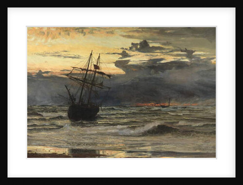 The Sea-Beach after a Storm - Time, Dawn by William Lionel Wyllie