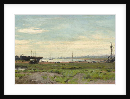 Slaughden, on the River Alde, 1899 by Frederick George Cotman