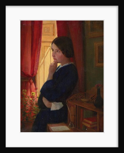 Considering a Reply, c.1860 by George Dunlop Leslie