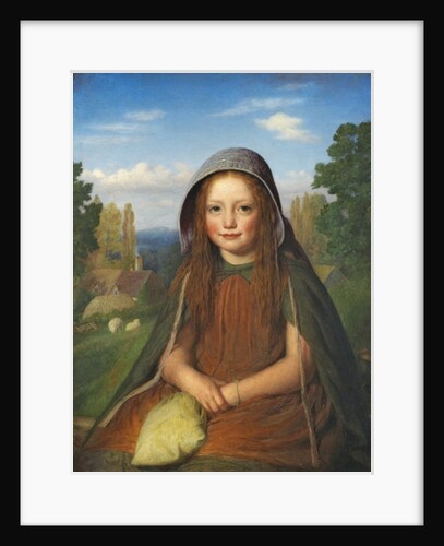 A Girl, 1861 by Edward Thompson Davis