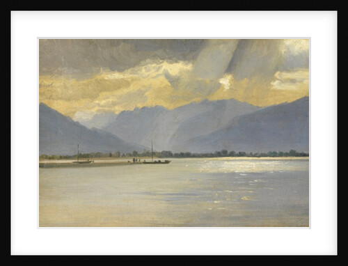 A Mountain Landscape by Italian School