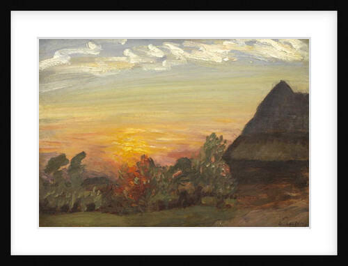 Duton Hill Sunset, 1938 by George Clausen