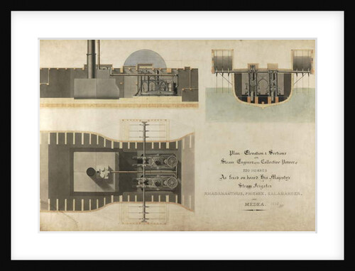 A marine steam engine, 1832 by James Nasmyth