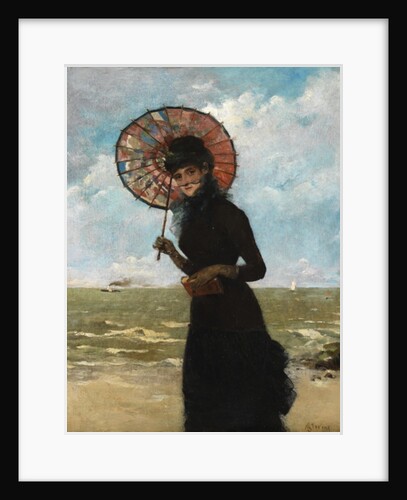 Promenade by the Sea by Alfred Emile Stevens